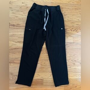 Figs Black Yola High Waisted 2.0 Skinny Scrub Pants